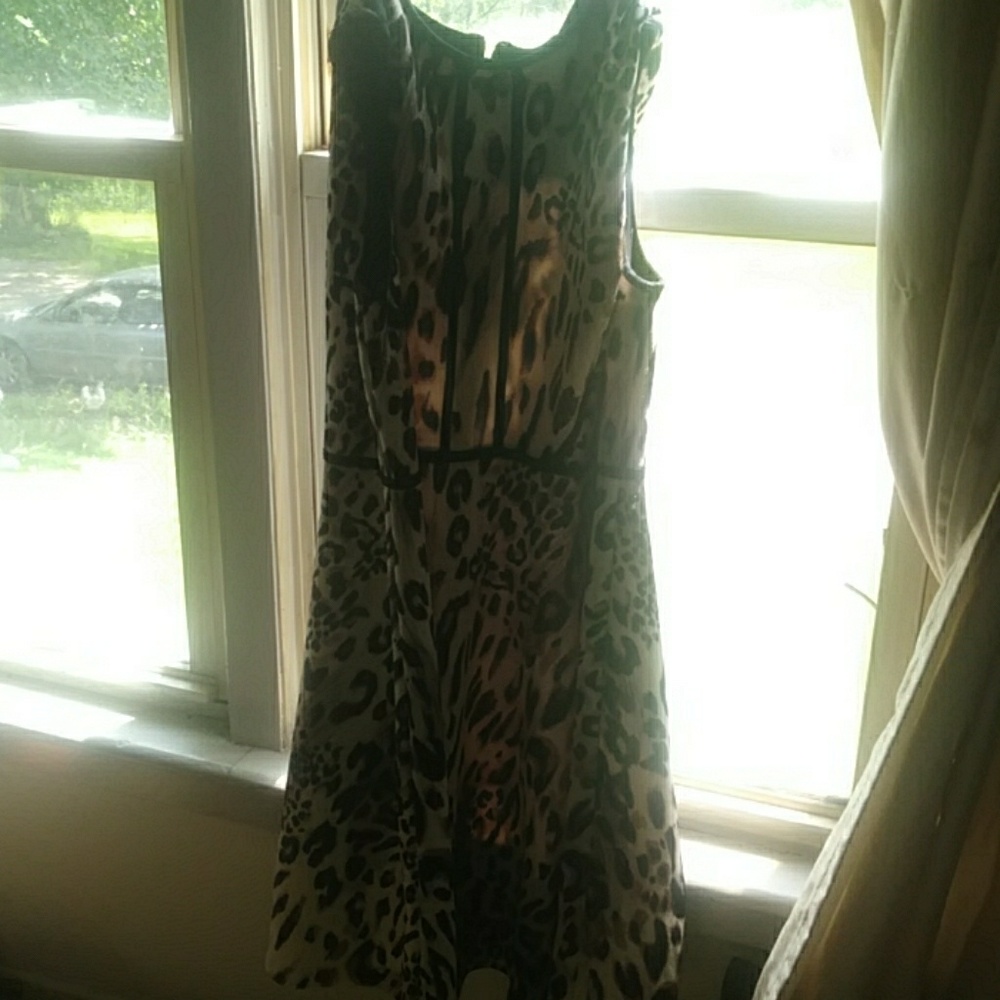 Cheetah print dress